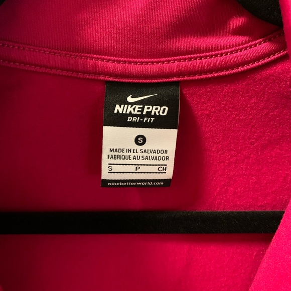 Nike Dri Fit 3/4 Zip Running Top - Picture 3 of 4